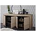 Mobile Multiuso Firenze - 4 Ante, Ripiani - Per Sala, Camera, Cucina, Ingresso - Legno In Truciolare Melaminico, 209,2 X 42 X 80,1 Cm - Foto miniatura 2