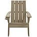 Sedia da Giardino Marrone Chiaro 75x88,5x89,5 cm Polipropilene - Foto miniatura 3