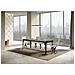 Tavolo Allungabile 90x130/234 Cm Paxon Telaio Antracite - Cemento - Foto miniatura 4