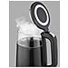 Bollitore Mr-049 Nero Trasparente Cristallo Vetro Borosilicato 2200 W 1,7 L - Foto miniatura 3