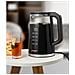 Bollitore Mr-049 Nero Trasparente Cristallo Vetro Borosilicato 2200 W 1,7 L - Foto miniatura 4