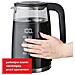 Bollitore Mr-049 Nero Trasparente Cristallo Vetro Borosilicato 2200 W 1,7 L - Foto miniatura 5
