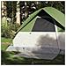 Tenda Da Campeggio A Cupola Per 2 Persone Verde Impermeabile - Foto miniatura 6