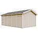 Garage Qualité Premium 21 M²- L378xl648 Cm- Garage Pour Auto, Moto, Machines De Jardinage - Construction En Panneaux Lp Smartside - M992b - Foto miniatura 5