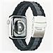 Cinturino Bicolore In Silicone Per Apple Watch Serie 1-7 E Se Black+grey - Foto miniatura 1