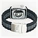 Cinturino Bicolore In Silicone Per Apple Watch Serie 1-7 E Se Black+grey - Foto miniatura 2