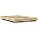 Giroletto Luci Led Rovere Sonoma 135x190 Cm Legno Multistrato - Foto miniatura 3