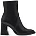 Black Elegant Closed Booties Stivaletti Pelle Scarpe Donna Nero Eu 38, 1-25388-41 001 - Foto miniatura 2