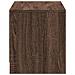 Mobile Porta TV con LED Rovere Marrone 97x34x40 cm Truciolato - Foto miniatura 4