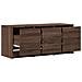 Mobile Porta TV con LED Rovere Marrone 97x34x40 cm Truciolato - Foto miniatura 9