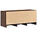 Mobile Porta TV con LED Rovere Marrone 97x34x40 cm Truciolato - Foto miniatura 10