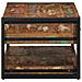 Tavolino Salotto Multicolore 90x50x38cm Legno Massello Recupero - Foto miniatura 7