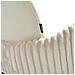 Set Di 2 Sedie Alte Amity Tessuto Beige Chiaro - Foto miniatura 7