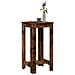 Tavolo Da Bar Rovere Fumo 51x50x103,5 Cm In Legno Multistrato - Foto miniatura 1