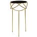 Tavolino Mf593 - Oro - Metallo - 40x40x80 Cm - Foto miniatura 1