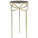 Tavolino Mf593 - Oro - Metallo - 40x40x80 Cm - Foto miniatura 2