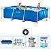 Piscina Fuori Terra - Rettangolo - 300x200x75 Cm - Blu - Include Accessori Coordinati A147 - Foto miniatura 1