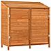 Capanno Da Giardino Marrone 102x52x112 Cm Legno Massello Abete - Foto miniatura 1