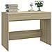 Lusso Casadino -  Scrivania Rovere Sonoma 101x50x76,5 Cm In Truciolato - Foto miniatura 3