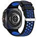 Cinturino Bicolore In Silicone Samsung Watch Ultra 24mm Black+blue - Foto miniatura 2
