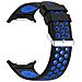 Cinturino Bicolore In Silicone Samsung Watch Ultra 24mm Black+blue - Foto miniatura 3