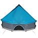 Tenda Familiare Tipi per 6 Persone Blu Impermeabile - Foto miniatura 9