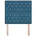 Testiera  Blu Scuro 90 cm con Bottoni di Cristallo Tufted, Testiera  Blu Scuro 180 cm con Bottoni di Cristallo Tufted - Foto miniatura 4