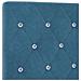 Testiera  Blu Scuro 90 cm con Bottoni di Cristallo Tufted, Testiera  Blu Scuro 180 cm con Bottoni di Cristallo Tufted - Foto miniatura 7