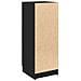 Mobile da bagno Rovere nero 32x34x90 cm in legno ingegnerizzato - Foto miniatura 6