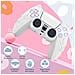 Custodia Protettiva In Silicone Per Controller Ps5 - Design Gatto Bianco, Antigraffio E Antiurto White - Foto miniatura 3
