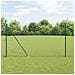 Recinzione Esagonale  Verde 1.6x50 m Acciaio, Pali per Recinzione  con Picchetto 13 pz Ø32 mm 180 cm Acciaio Galvanizzato - Foto miniatura 2