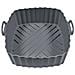 Padella Per Friggitrice Ad Aria Quadrata In Silicone Da 5l, Compatibile Con Xiaomi Maf01, Antiaderente E Facile Da Pulire Grey - Foto miniatura 1