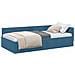Cornice del letto ad angolo Altro con testiera Blu 80 x 200 cm - Foto miniatura 3
