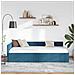 Cornice del letto ad angolo Altro con testiera Blu 80 x 200 cm - Foto miniatura 4