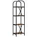 Libreria Rovere fumo 40 x 30 x 146 cm Legno multistrato - Foto miniatura 7