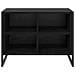 Mobile per scarpe Rovere Nero 60 x 35 x 44 cm Legno multistrato - Foto miniatura 5