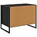 Mobile per scarpe Rovere Nero 60 x 35 x 44 cm Legno multistrato - Foto miniatura 7