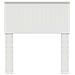 Testiera con testiera Bianco 75 cm Legno multistrato - Foto miniatura 4