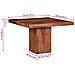 Tavolo da Pranzo 120x120x77 cm Legno Massello di Acacia - Foto miniatura 9