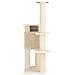 Albero per gatti con pali per graffiare in sisal Crema 183 cm - Foto miniatura 5