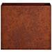 Vaso da giardino Ruggine 50 x 20 x 40 cm Acciaio Corten - Foto miniatura 4