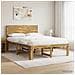 Letto matrimoniale con testiera ROSTOCK Bianco 135 x 190 cm - Foto miniatura 2