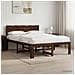 Letto matrimoniale con testiera ROSTOCK Marrone Scuro - Foto miniatura 9