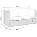 2 pz Set Lounge in Rattan con Cuscini GENDT Rattan naturale - Foto miniatura 4