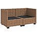 2 pz Set Lounge in Rattan con Cuscini GENDT Rattan naturale - Foto miniatura 8