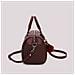 borsa bauletto con charm e cuore PRUGNA - Foto miniatura 4