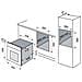 Forno Elettrico da Incasso Rustico FR53R Capacità 70 L Multifunzione Ventilato Potenza 2780 W Colore Rame - Foto miniatura 2
