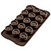 Stampo cioccolato vertigo easy choc 35x30mm h. 16mm 112.5ml silicone - Foto miniatura 5