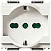 16211b - Presa 2p+t 16a Universale Bianco - Foto miniatura 2
