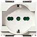 16211b - Presa 2p+t 16a Universale Bianco - Foto miniatura 1
